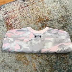 Adidas Pink Camo Crewneck